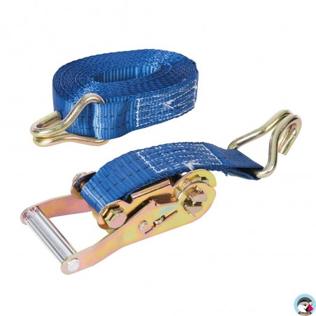 Sangle d'arrimage avec crochet en J