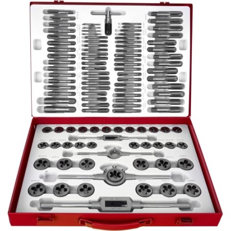 Tarauds et filières 110 pièces KD10250
