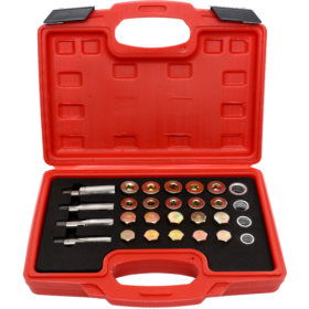Kit de réparation de filetage de bouchon de vidange, 64 pièces, KD10511
