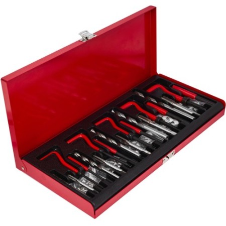 Kit de réparation de filetage de tarauds 131 pièces KD10590