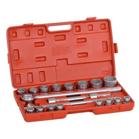 Jeu de douilles 12 pans 3/4", 21 pièces, KD305