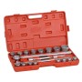 Jeu de douilles 12 pans 3/4", 21 pièces, KD305