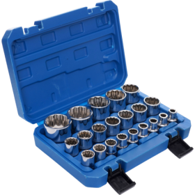 Jeu de douilles à 12 pans, 21 pièces, KD10348