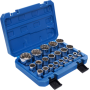 Jeu de douilles à 12 pans, 21 pièces, KD10348