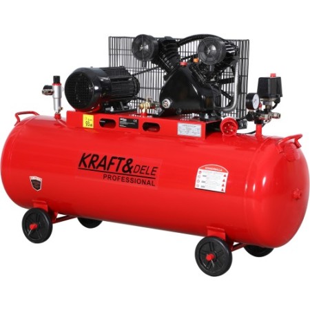 Compresseur d'huile 200L 2 pistons + Séparateur KD1473