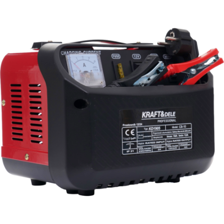 Chargeur de voiture 12V / 24V 10A 60Ah KD1905