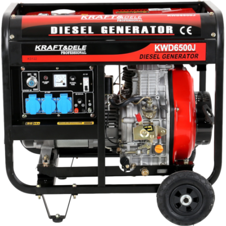 Générateur électrique KD122 de 6500 W, 12/230 V