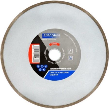 Disque de coupe diamanté continu 230x5x22,23mm KD922