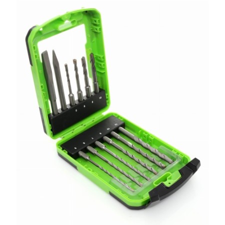 Coffret de forets et burins SDS, 12 pièces, KD988