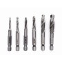 Forets taraudeurs HSS M3-M10, lot de 6, KD980