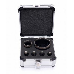 Scies cloches diamantées en coffret, 6 pièces KD11226