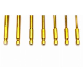 Forets en carbure de tungstène pour verre, lot de 7, KD11250