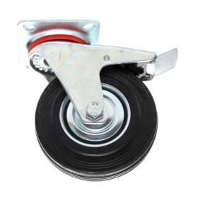 Roue avec frein 125 mm KD467