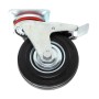 Roue avec frein 125 mm KD467