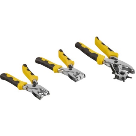 Ensemble de 3 pinces pour le travail du cuir KD10552