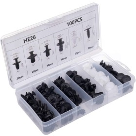 Attaches et clips pour tissus d'ameublement, 100 pièces KD10498