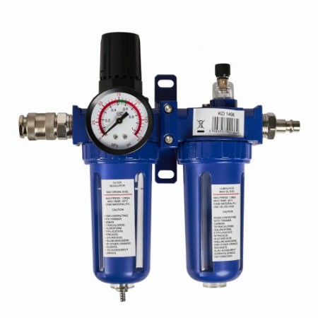 Réducteur de pression avec piège à eau et lubrificateur 1/2" KD1496