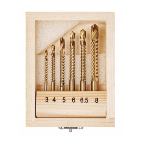Forets de fraisage KD997, 6 pièces, fraises de 3 à 8 mm