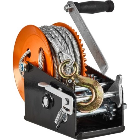 Treuil à manivelle à câble KD1313 de 3500 lb