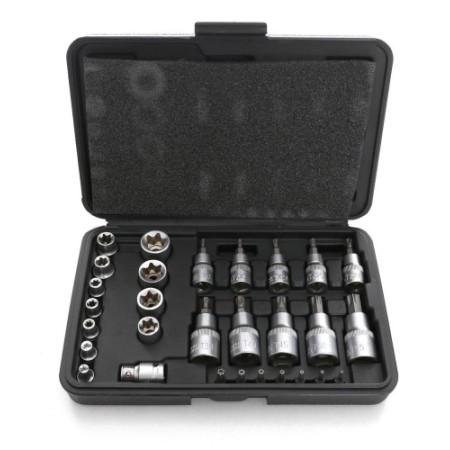 Coffret de douilles et embouts TORX, 30 pièces, KD10242