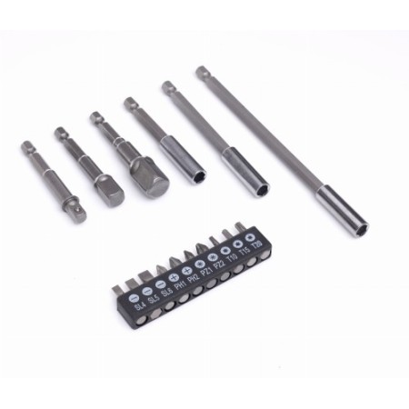 Ensemble de 16 porte-embouts, adaptateurs et embouts KD10955
