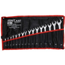 Clé mixte 16 pièces CRV 6-24 mm KD10932