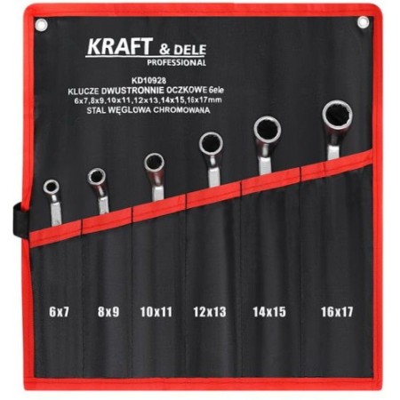 CLÉ À ANNEAUX DOUBLE 6 pièces KD10928