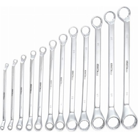 Clé à anneau double, 12 pièces, CRV 6-32 mm KD10939