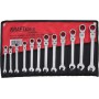 Clés à cliquet à fourche, jeu de 12, 8-19 mm, KD10947