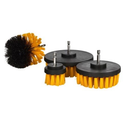 Jeu de 4 balais pour perceuse KD10995