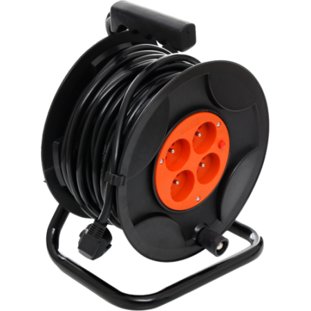 Enrouleur de rallonge de jardin 25 m / 3 x 2,5 mm KD4017
