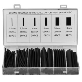 Ensemble de 100 gaines thermorétractables KD10919