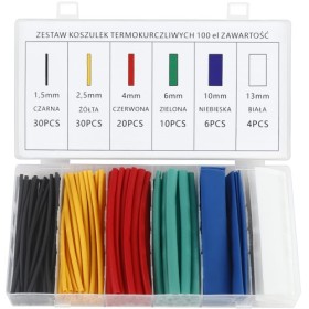 Ensemble de 100 gaines thermorétractables KD10918