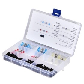 Gaine thermorétractable étamée, 100 pièces KD10490