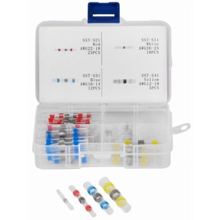 Gaine thermorétractable étamée, 50 pièces, KD10489