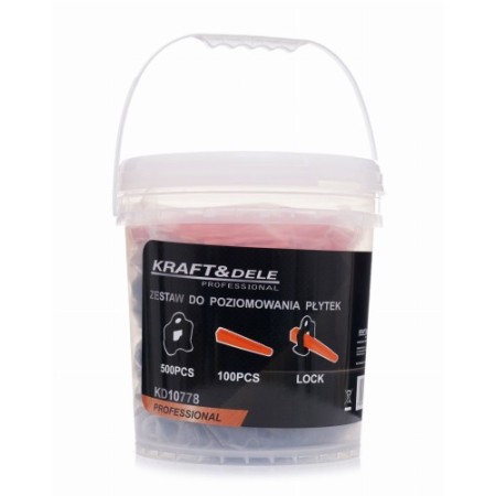 Kit de nivellement de carrelage 600 pièces KD10778