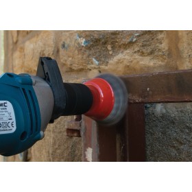 Brosse boisseau à fils d'acier torsadés