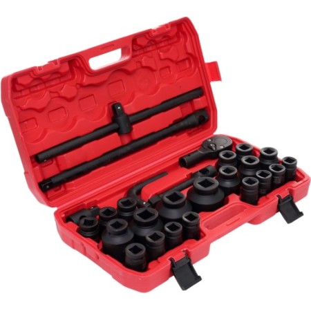 DOUILLES À CHOCS 3/4" 26 PIÈCES 12 PANS KD11759