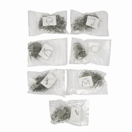 Agrafes de soudage plastique, 800 pièces, KD10765