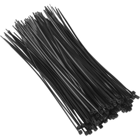 Collier de serrage en nylon 2,5 x 200 mm, 100 pièces, KD10863