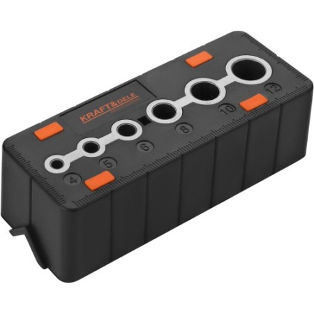 Guide de perçage perpendiculaire 4, 5, 6, 8, 10, 12 mm KD10616