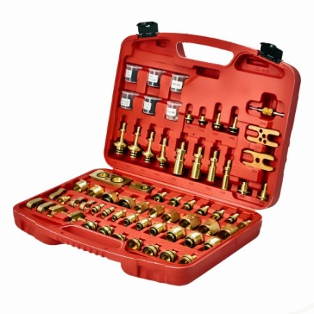 Kit d'adaptateurs de rinçage pour climatisation XXL 78 pièces KD10063