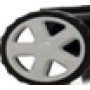ROUE AVANT AVEC ENCOUVERCLE POUR KD5081 N° 1548