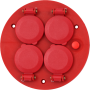 DOUILLES/PLASTIQUE ROUGE POUR KD4017 KD4018