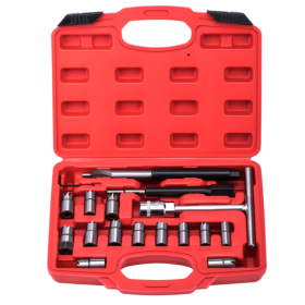 Outils de nettoyage pour douilles d'injecteurs essence et diesel, 17 pièces, KD12504