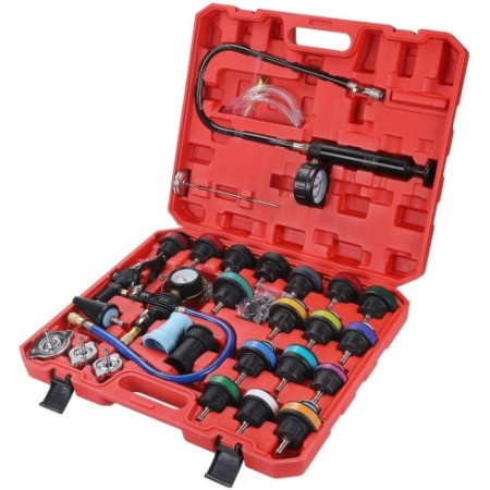 Testeur de fuites pour système de refroidissement 28 pièces KD12501