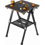 Table de serrage multifonctionnelle 70x65x92CM MDF KD11871