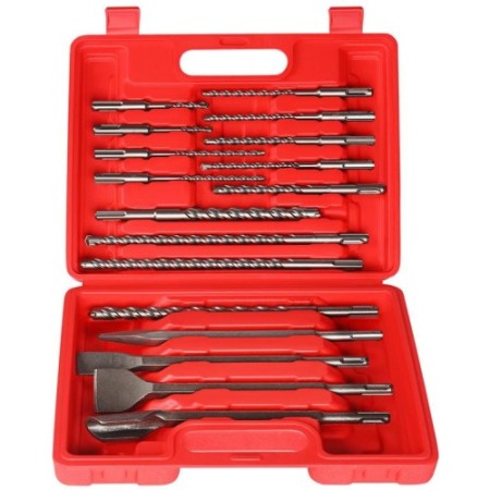 Coffret de 17 forets et burins SDS+ KD10068
