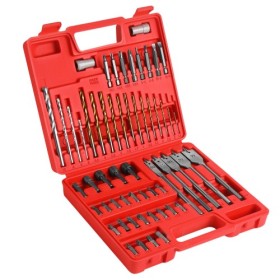 Coffret de 57 pièces comprenant forets, embouts et douilles KD11272