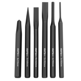 ENSEMBLE DE 6 POINÇONS ET DE POINTES DE CENTRE KD3576